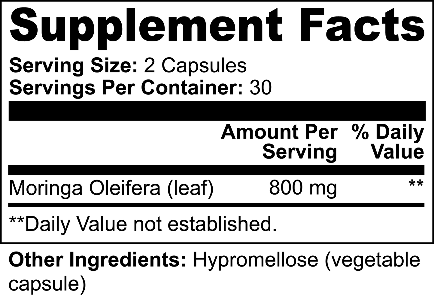 Moringa Extract: The Most Nutrient Dense Plant on the Planet