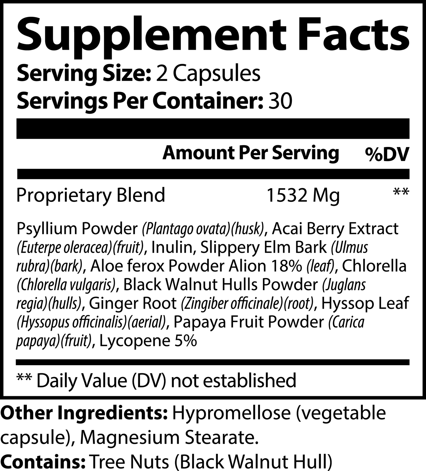 Heavy Metal and Parasite Detox Supplement, Natural Healthcare