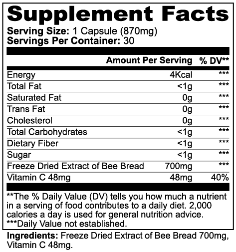 Bee Pollen - Nature’s Nutrient Powerhouse: Energize, Nourish, Thrive with Bee Pollen