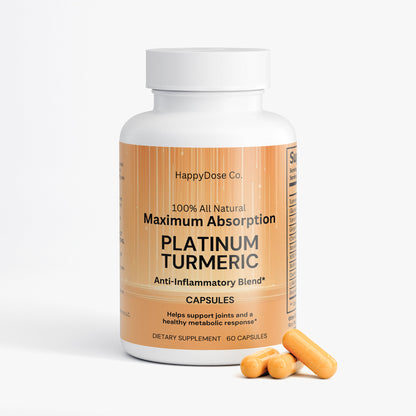 Platinum Turmeric: Anti-Inflammatory Blend - Joint Support, Inflammation, Fight Chronic Disease