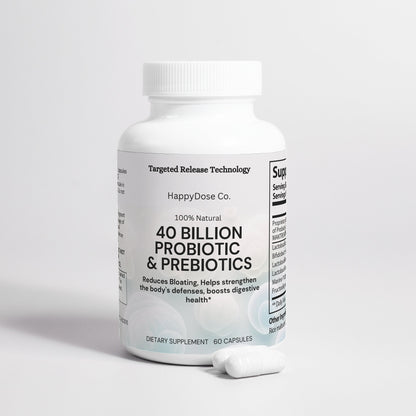 Probiotic 40 Billion with Prebiotics