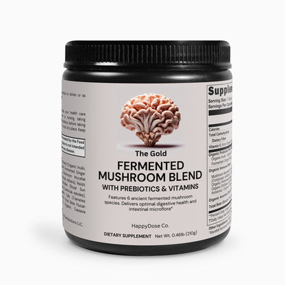 The Gold: Organic Fermented Mushroom Blend