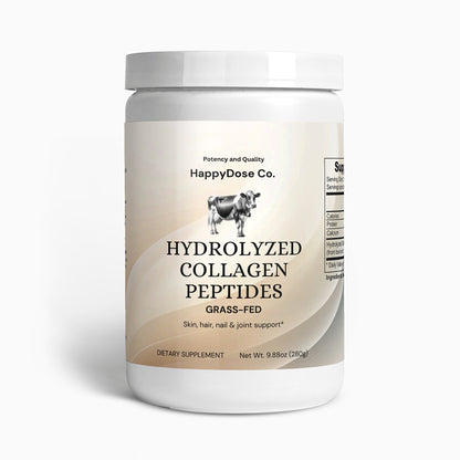 Premium Bovine Grass-Fed Hydrolyzed Collagen Peptides