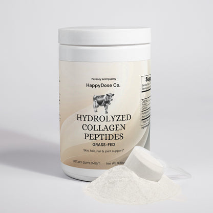 Premium Bovine Grass-Fed Hydrolyzed Collagen Peptides