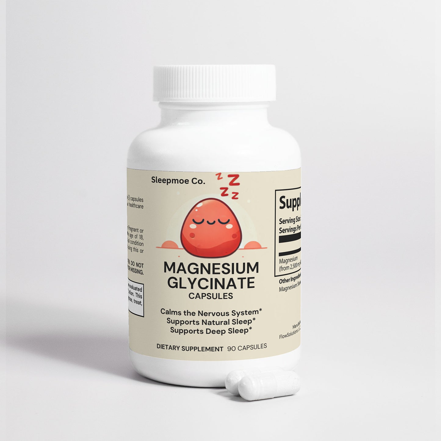 Magnesium Glycinate - Promotes Relaxation, Calm and Sleep