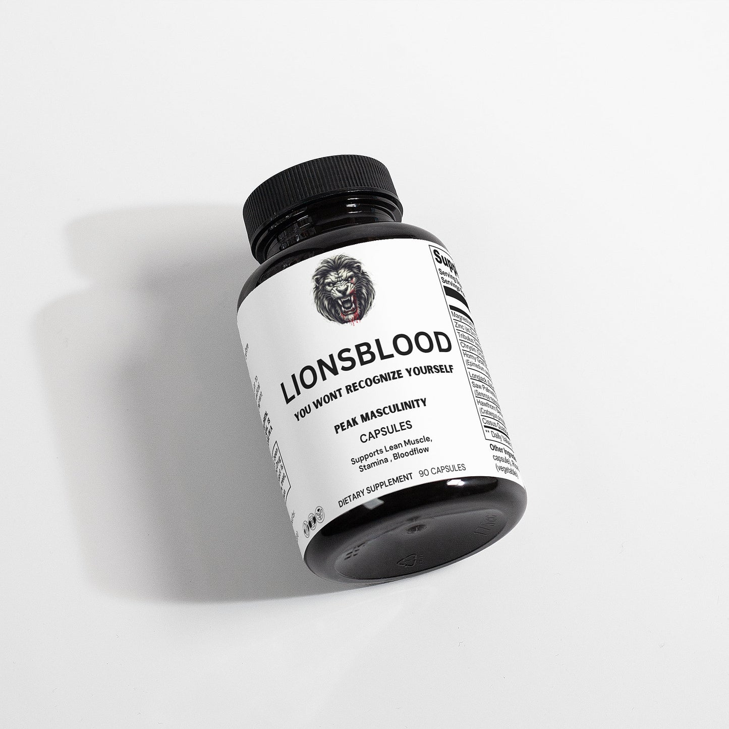 Lions Blood - Anabolic Supplement for Men to Increase Stamina, Lean Muscle Growth and Recovery, N.O Booster