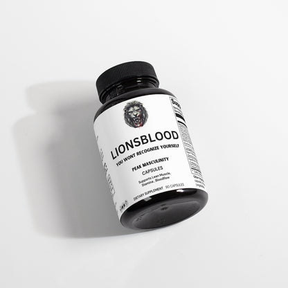 Lions Blood - Anabolic Supplement for Men to Increase Stamina, Lean Muscle Growth and Recovery, N.O Booster