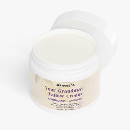 Your Grandma's Tallow Cream Lemongrass & Lavender
