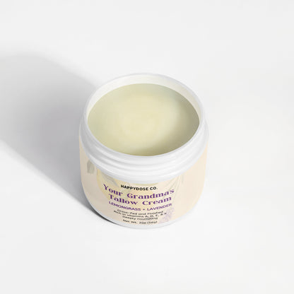 Your Grandma's Tallow Cream Lemongrass & Lavender