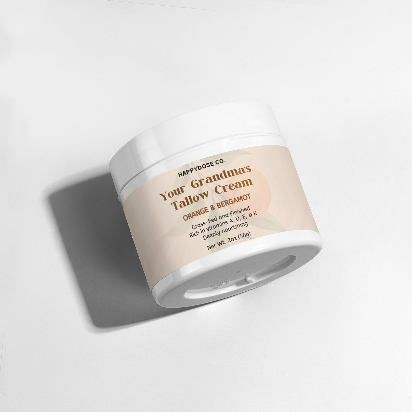 Your Grandma's Tallow Cream: Orange & Bergamot