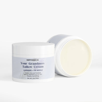 Your Grandma's Tallow Cream-Fir Needle + Lavender