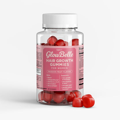 Hair Growth Gummies: With Collagen, Biotin and Vitamins: For Thick and Healthy Hair