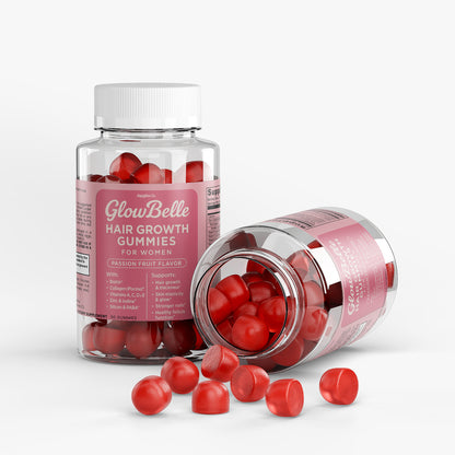 Hair Growth Gummies: With Collagen, Biotin and Vitamins: For Thick and Healthy Hair