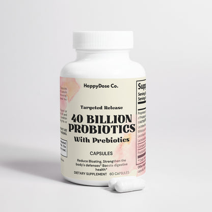 40 Billion Probiotics (With Prebiotics)