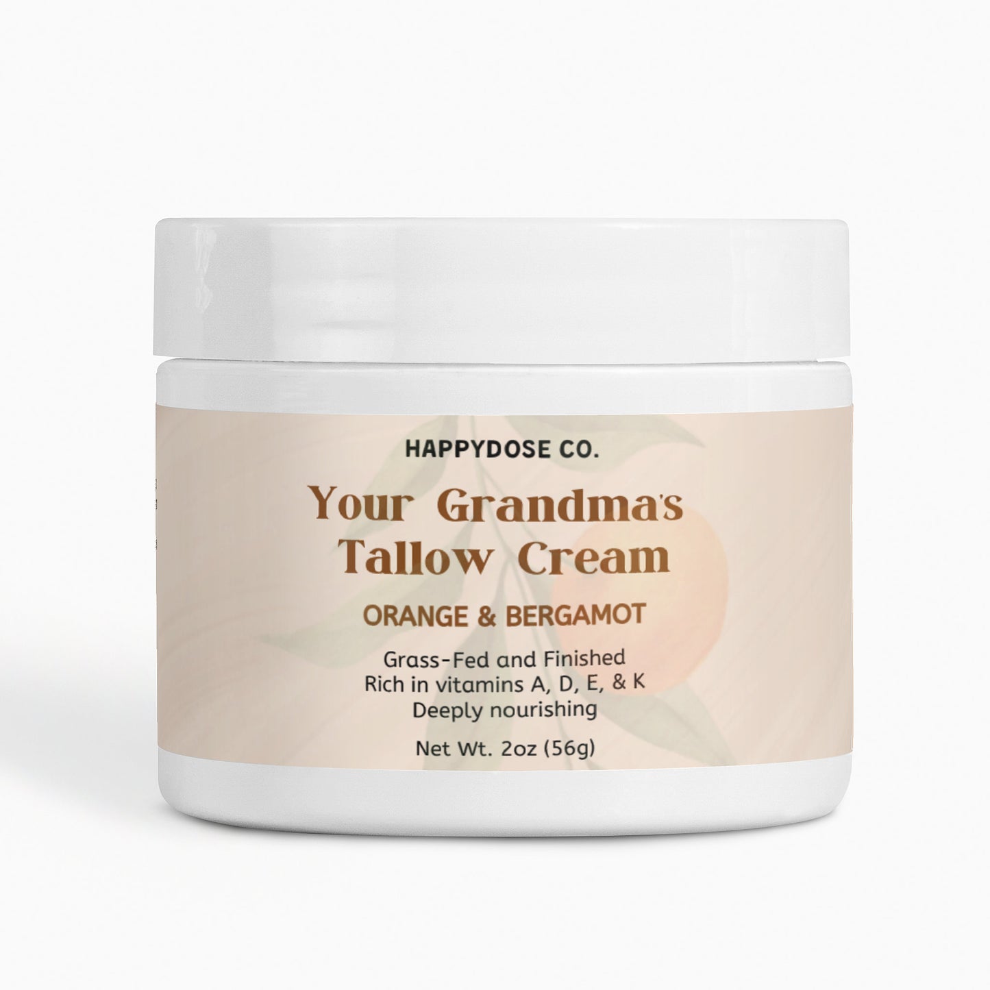 Your Grandma's Tallow Cream: Orange & Bergamot