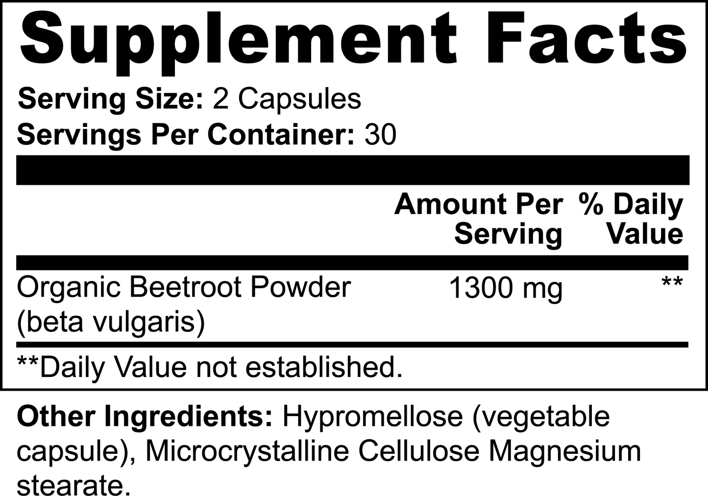Nitric-Oxide Booster: BeetRoot