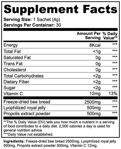 Bee Pollen - Nature’s Nutrient Powerhouse: Energize, Nourish, Thrive with Bee Pollen - Travel Packets