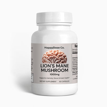 Lion's Mane - Focus, Memory and Cognitive Support